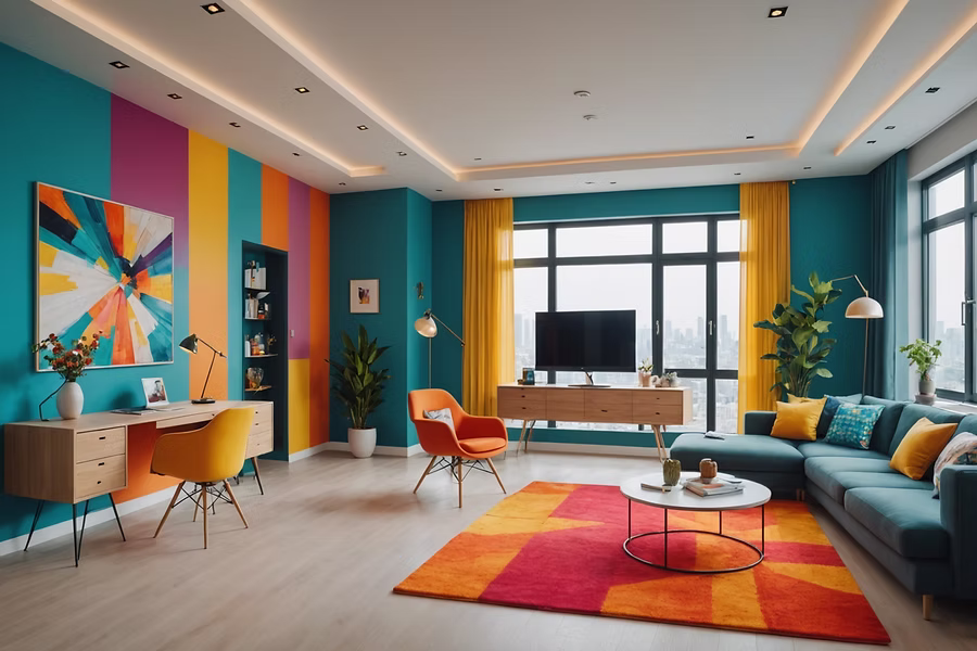 Stylish interior design project by SVIE Bengaluru