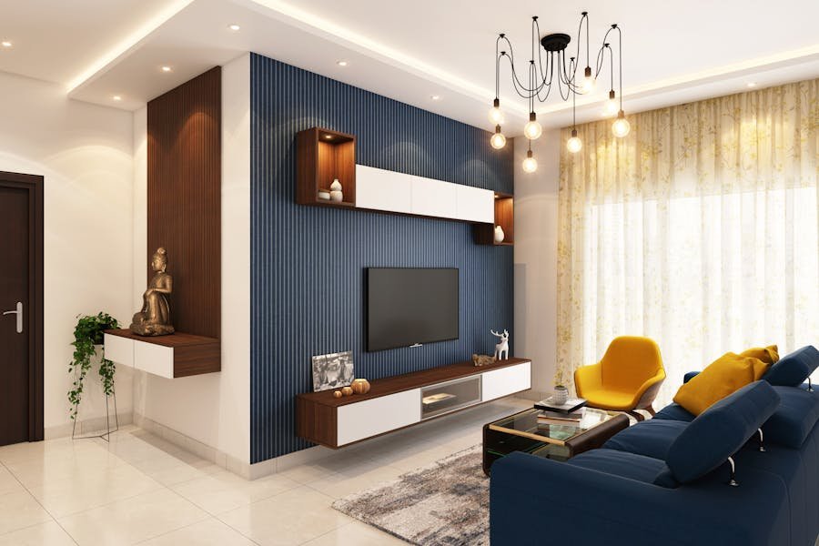 Luxury living room showcasing premium products